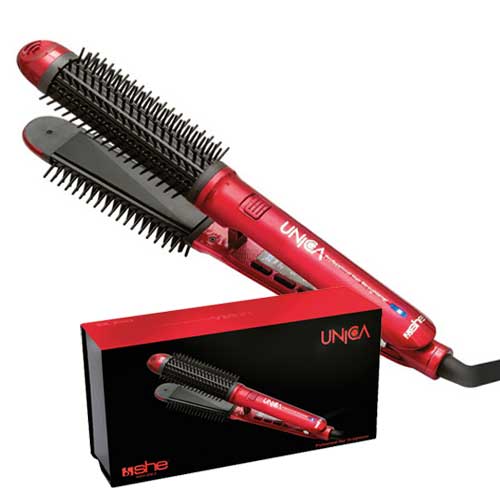 UNIQUE brosse, plaque et curler - SHE HAIR EXTENSION